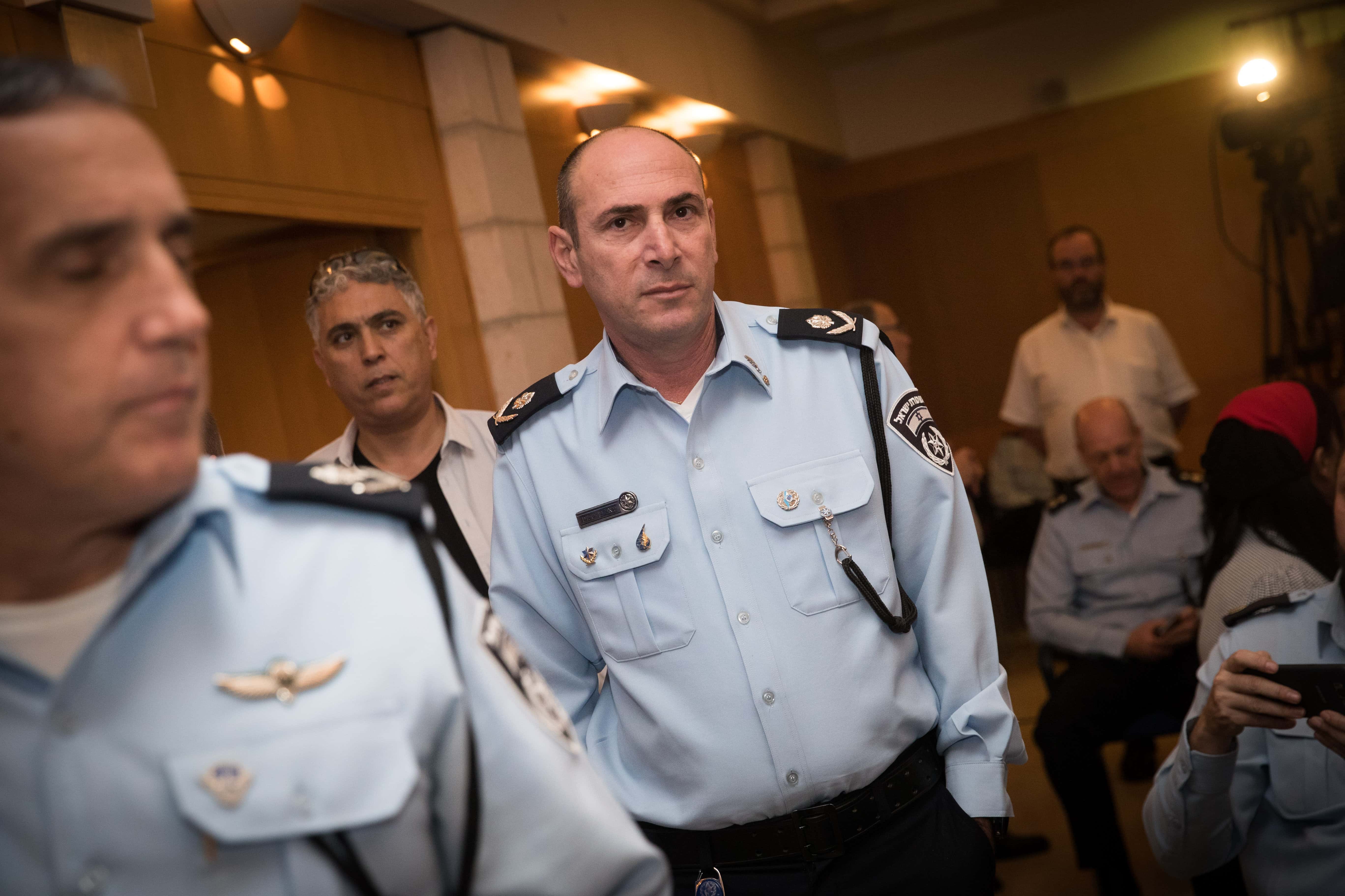 ניצב יגאל בן-שלום באירוע של המשרד לבטחון הפנים. ירושלים, נובמבר 2019 (צילום: יונתן זינדל)