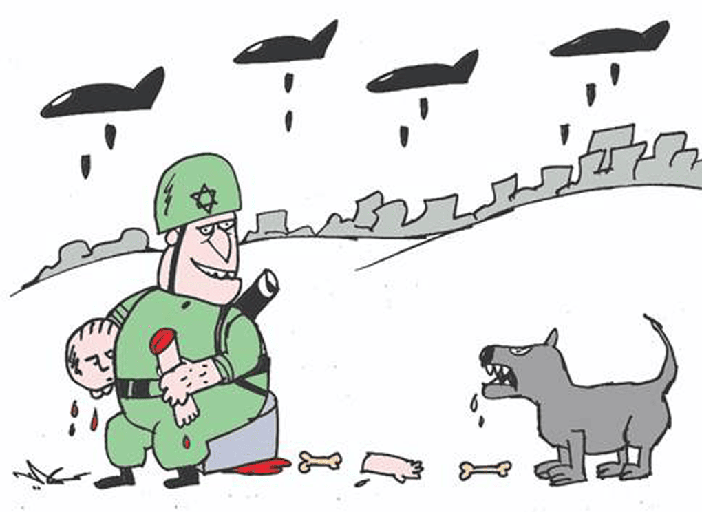 קריקטורה בעיתון המצרי "אל-מסר אל-יום", 5.1.24