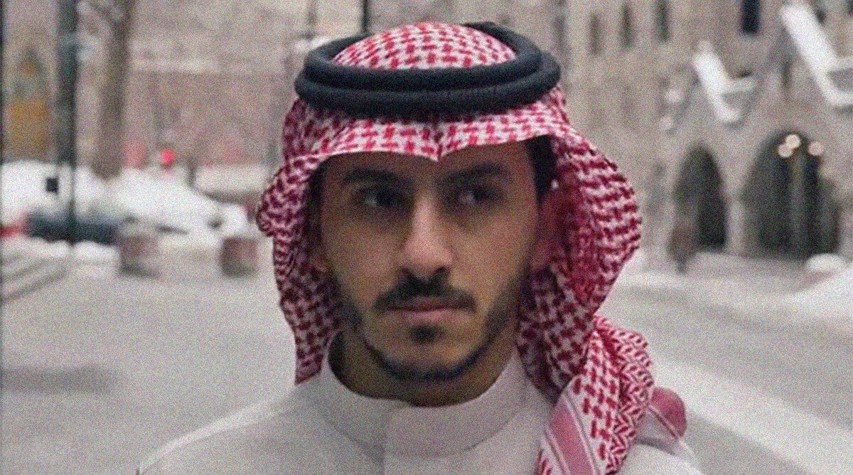 מתנגד המשטר הסעודי סאלם אל-קחטאני (צילום מסך)