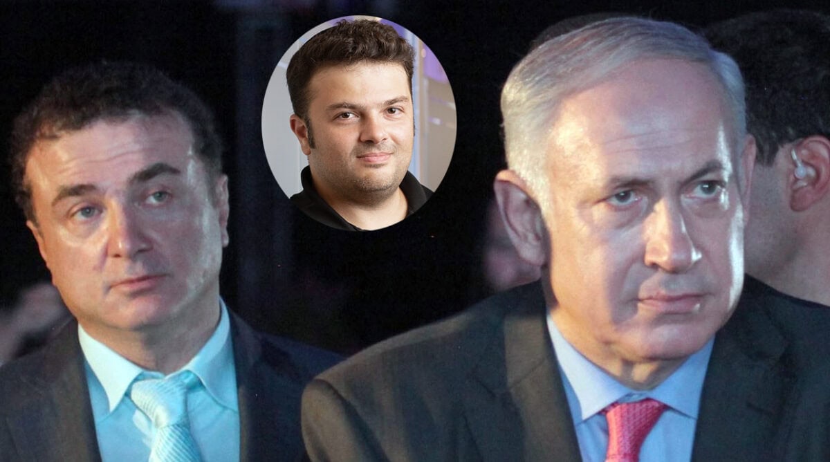 רה"מ בנימין נתניהו עם איל ההון מיכאל מירילשוילי (צילום: מארק ישראל סלם). במרכז: יצחק מירילשוילי, הבעלים המוצהר של ערוץ 14 (צילום: רונן גולדמן, רשיון CC BY-SA 3.0)) רה"מ בנימין נתניהו עם איל ההון מיכאל מירילשוילי (צילום: מארק ישראל סלם). במרכז: יצחק מירילשוילי, הבעלים המוצהר של ערוץ 14 (צילום: רונן גולדמן, רשיון CC BY-SA 3.0))