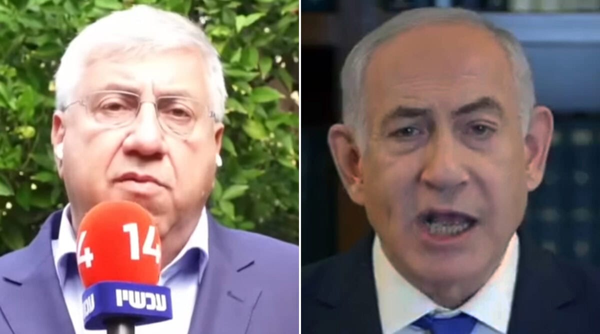 מימין: רה"מ והנאשם בפלילים בנימין נתניהו, יועצו הפוליטי והפרשן הפוליטי של ערוץ 14 יעקב ברדוגו (צילומי מסך) מימין: רה"מ והנאשם בפלילים בנימין נתניהו, יועצו הפוליטי והפרשן הפוליטי של ערוץ 14 יעקב ברדוגו (צילומי מסך)