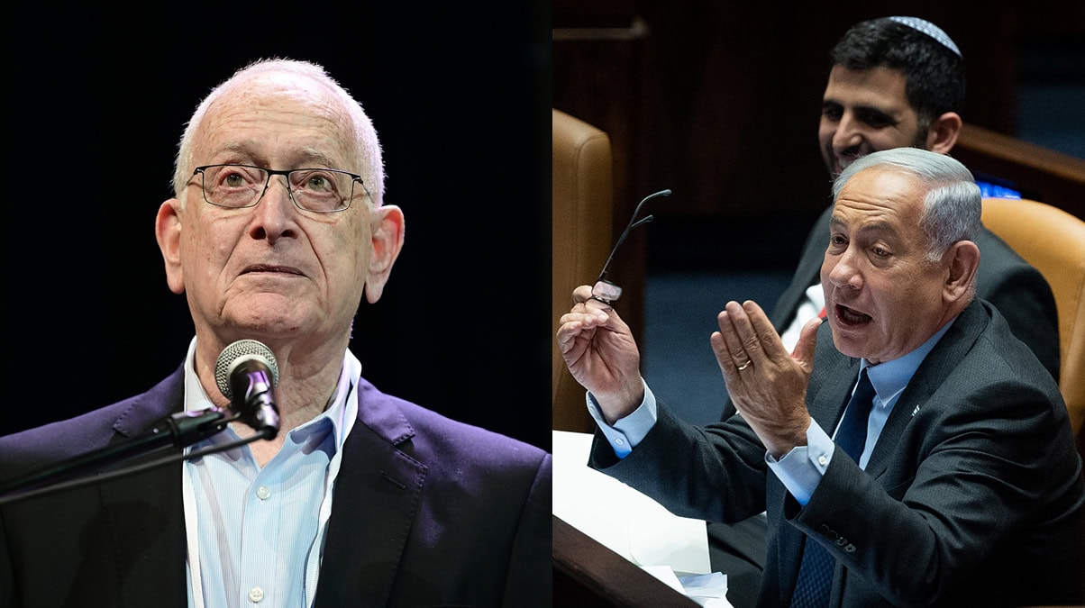 רה"מ בנימין נתניהו ושר התקשורת שלמה קרעי (מימין) ומו"ל "הארץ" עמוס שוקן (צילומים: פלאש90) רה"מ בנימין נתניהו ושר התקשורת שלמה קרעי (מימין) ומו"ל "הארץ" עמוס שוקן (צילומים: פלאש90)