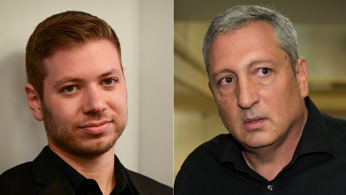 עד המדינה ניר חפץ (מימין), ויאיר נתניהו (צילומים: פלאש90) עד המדינה ניר חפץ (מימין), ויאיר נתניהו (צילומים: פלאש90)