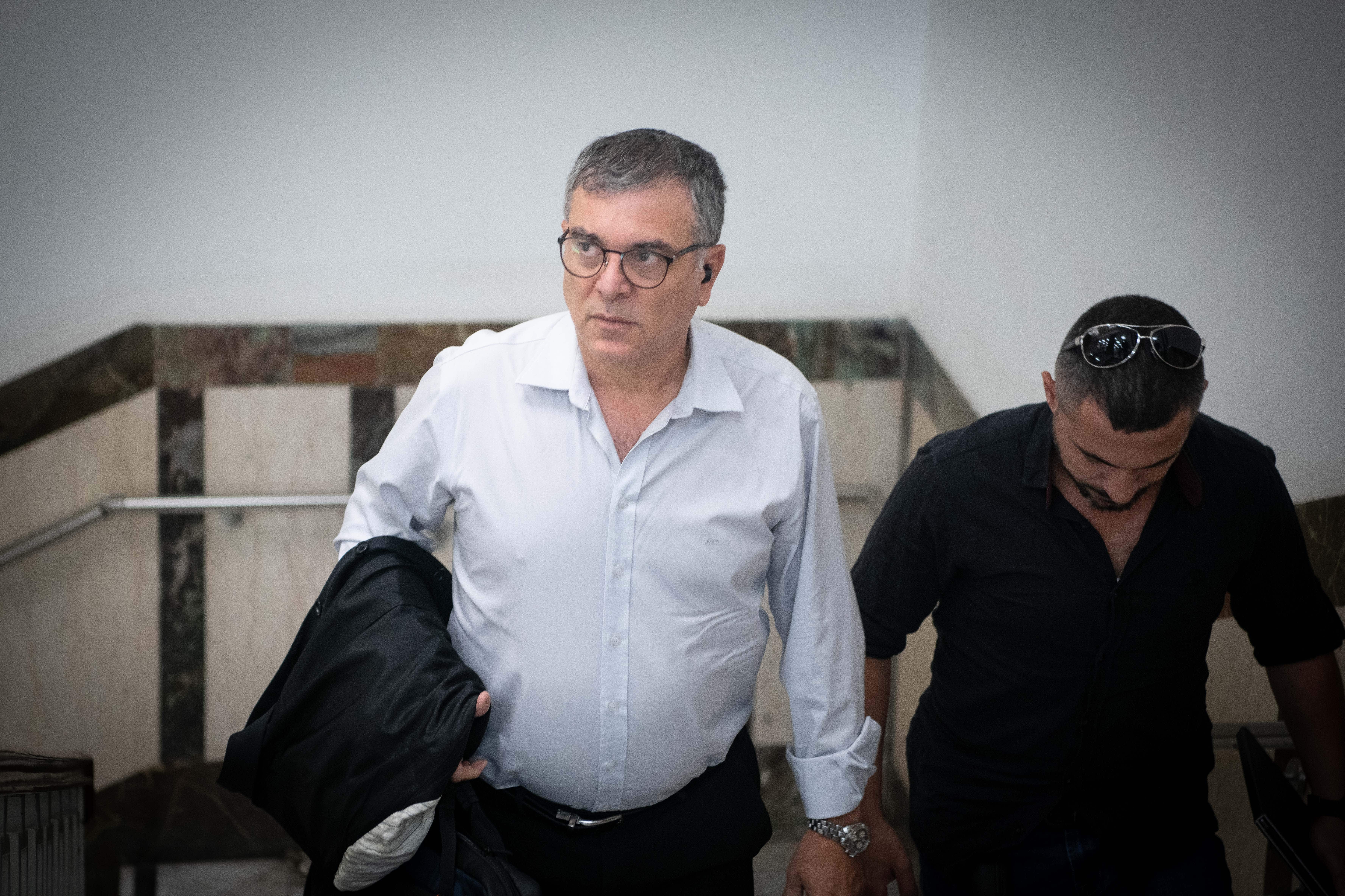 עד המדינה שלמה פילבר בבית המשפט המחוזי בירושלים, מאי 2022 (צילום: אריה לייב אברמס)