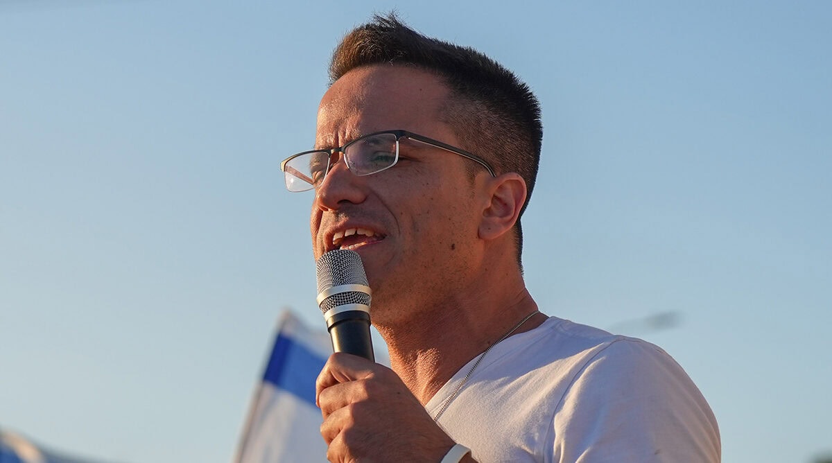פעיל המחאה משה רדמן (צילום: איל מרגולין)