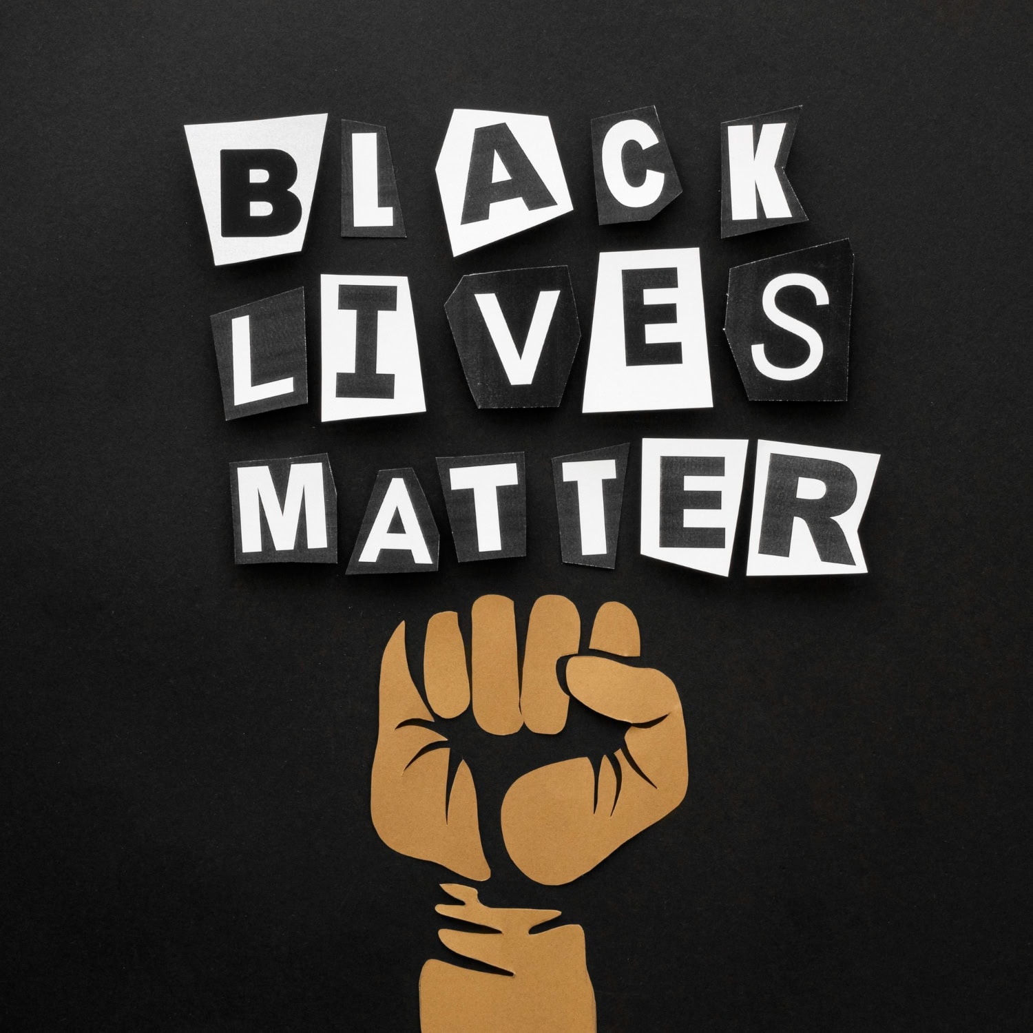 כרזה של תנועת Black Lives Matter כרזה של תנועת Black Lives Matter