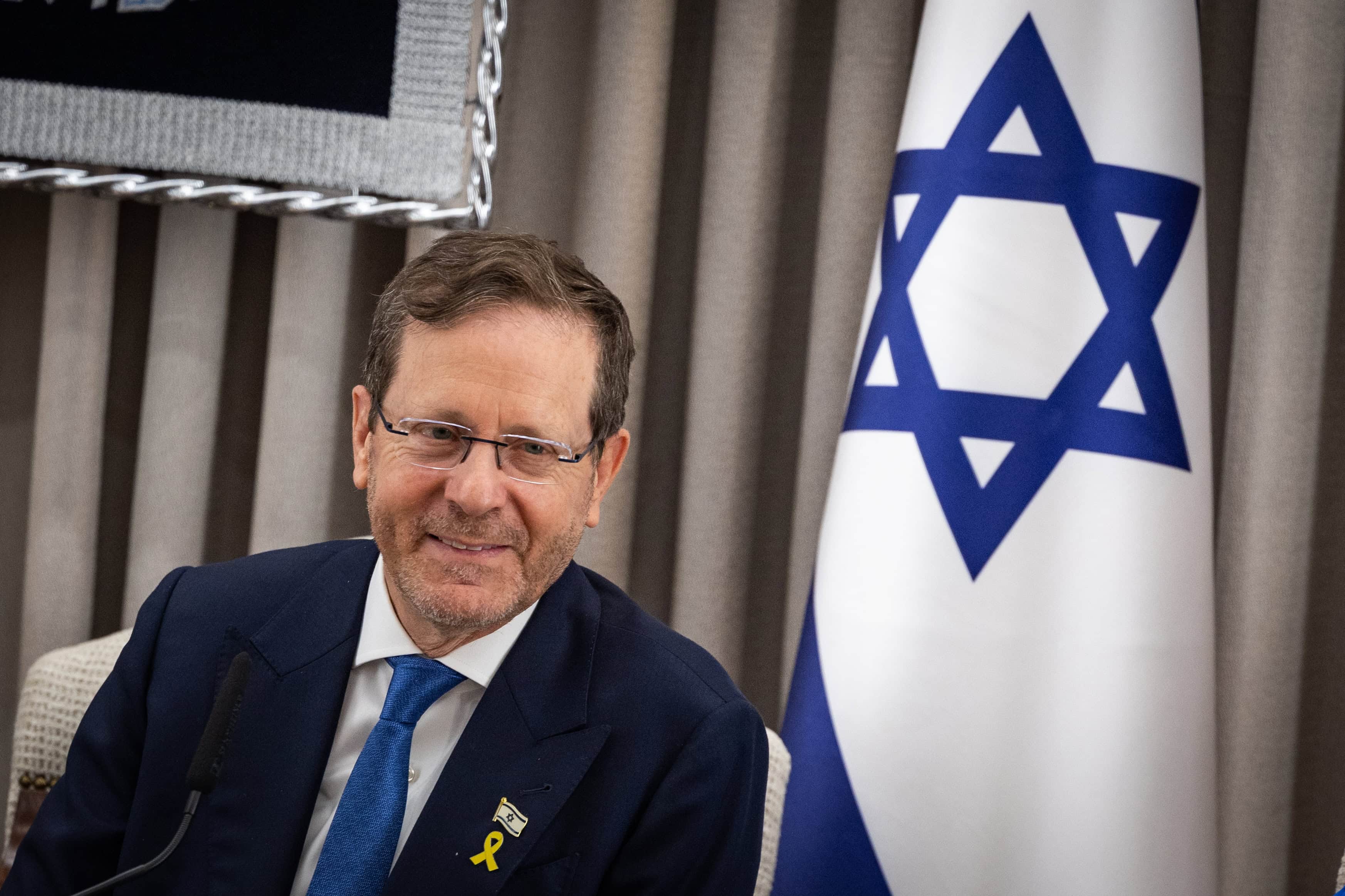 יצחק הרצוג. בית הנשיא, מאי 2025 (צילום: אורן בן-חקון) יצחק הרצוג. בית הנשיא, מאי 2025 (צילום: אורן בן-חקון)