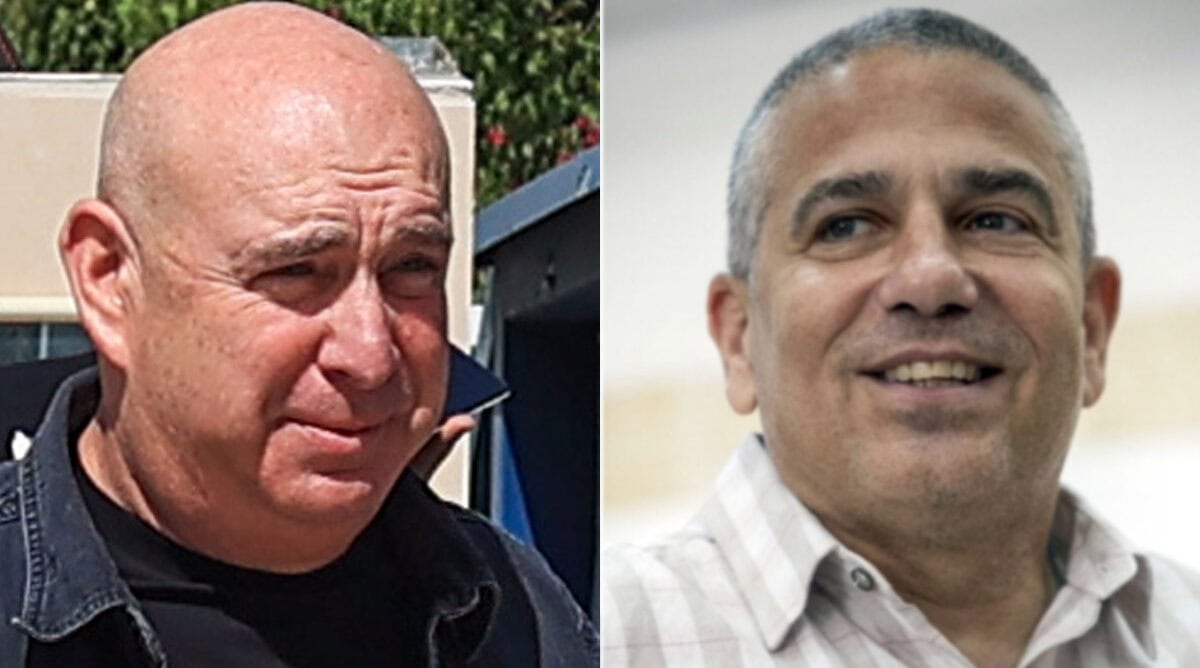 ינון מגל (מימין) וניר דבורי (צילומים: פלאש90)