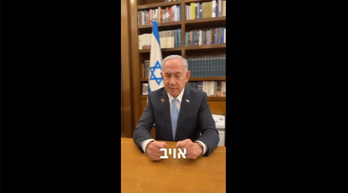 "קטאר היא מדינה מורכבת ולא מדינת אויב", צילום מסך מתוך סרטון שפרסם רה"מ הנאשם בנימין נתניהו ובו תקף את החקירה הפלילית בפרשת קטארגייט, 2.4.25 "קטאר היא מדינה מורכבת ולא מדינת אויב", צילום מסך מתוך סרטון שפרסם רה"מ הנאשם בנימין נתניהו ובו תקף את החקירה הפלילית בפרשת קטארגייט, 2.4.25