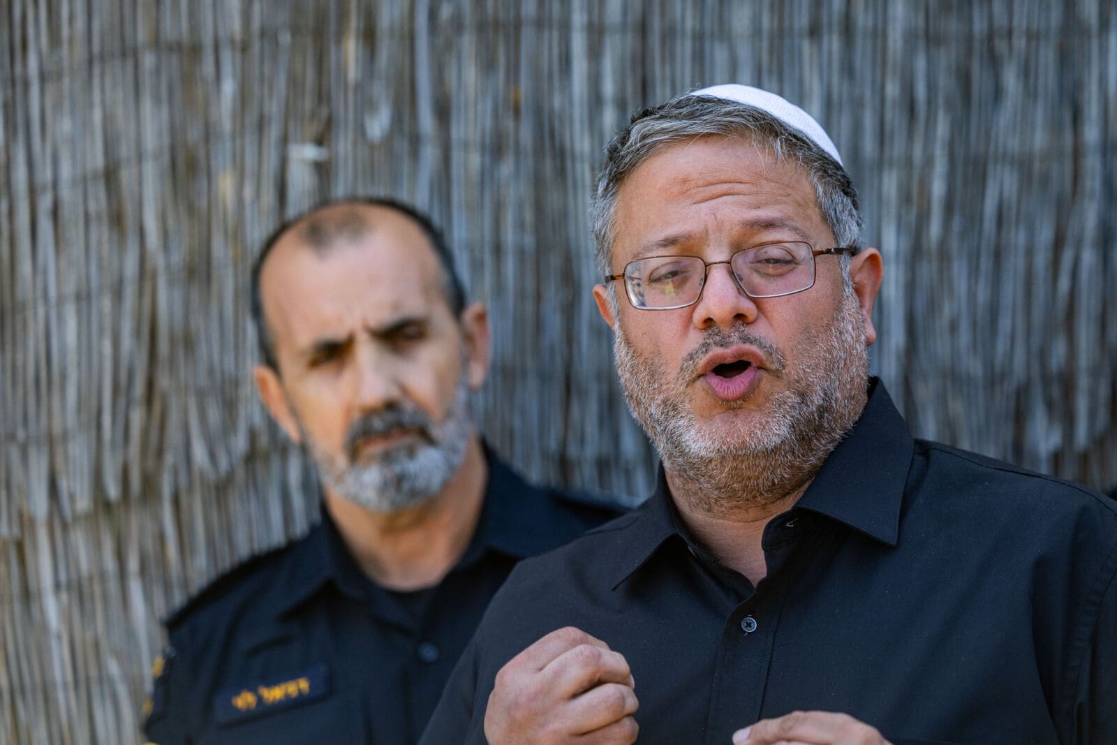 שר המשטרה איתמר בן-גביר והמפכ"ל דני לוי, 7.5.25 (צילום: חיים גולדברג) שר המשטרה איתמר בן-גביר והמפכ"ל דני לוי, 7.5.25 (צילום: חיים גולדברג)