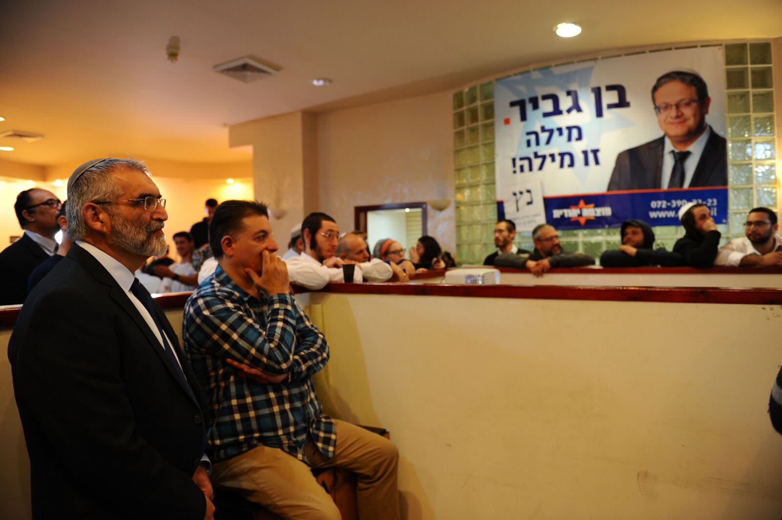מיכאל בן-ארי במטה מפלגת עוצמה-יהודית בירושלים, יום הבחירות לכנסת, 2.3.2020 (צילום: מנדי הכטמן) מיכאל בן-ארי במטה מפלגת עוצמה-יהודית בירושלים, יום הבחירות לכנסת, 2.3.2020 (צילום: מנדי הכטמן)