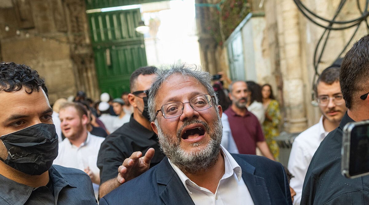 איתמר בן-גביר, ירושלים, 3.8.25 (צילום: חיים גולדברג) איתמר בן-גביר, ירושלים, 3.8.25 (צילום: חיים גולדברג)