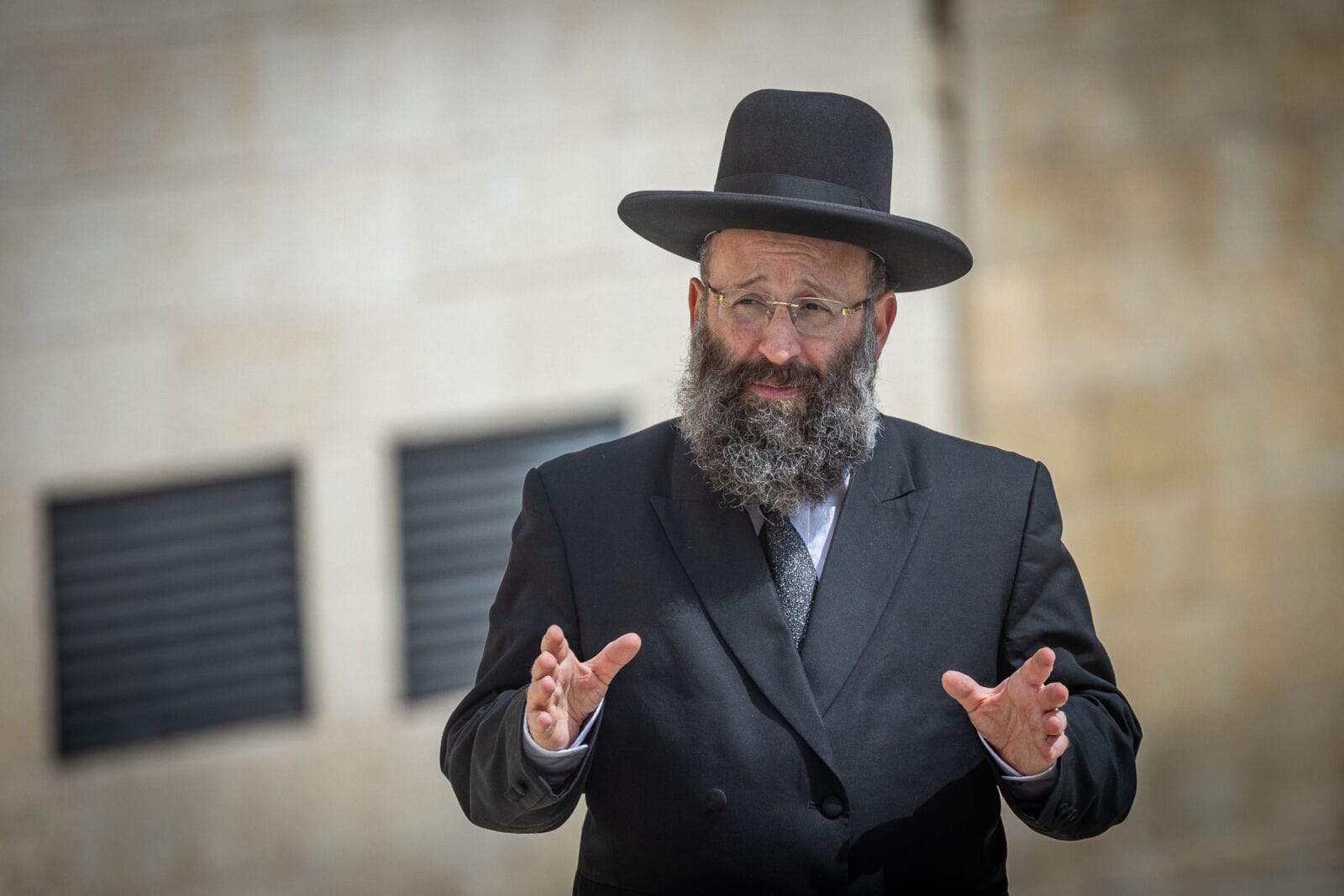 רב הכותל שמואל רבינוביץ', 2024 (צילום: חיים גולדברג) רב הכותל שמואל רבינוביץ', 2024 (צילום: חיים גולדברג)