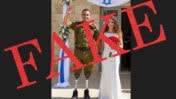 תמונת AI מזויפת בעמוד הפייסבוק "חיילים מצייצים"