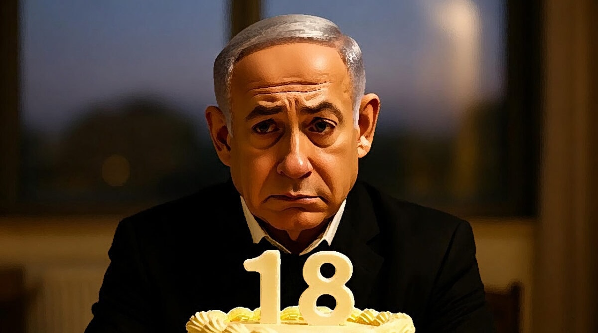 נתניהו חוגג 18 שנות שלטון (איור: FREEPIC) נתניהו חוגג 18 שנות שלטון (איור: FREEPIC)
