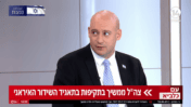 שדרן ערוץ 14 תמיר מורג (צילום מסך משידורי ערוץ 14)