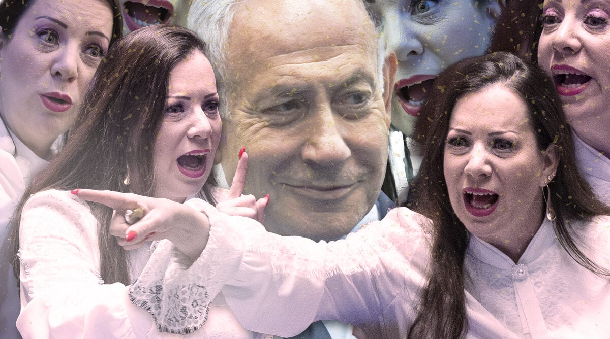 בנימין נתניהו וטלי גוטליב (צילומים מקוריים: פלאש90)