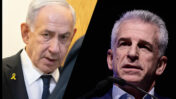 ראש המוסד דדי ברנע (מימין) ורה"מ הנאשם בנימין נתניהו (צילומים: מוטי מילרוד ותומר נויברג)