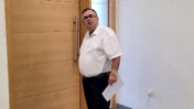 ח"כ דוד ביטן בפתח יום העדות השישי במשפט השוחד שלו. בית המשפט המחוזי בלוד, 28.10.2025 (צילום: איתמר ב"ז)