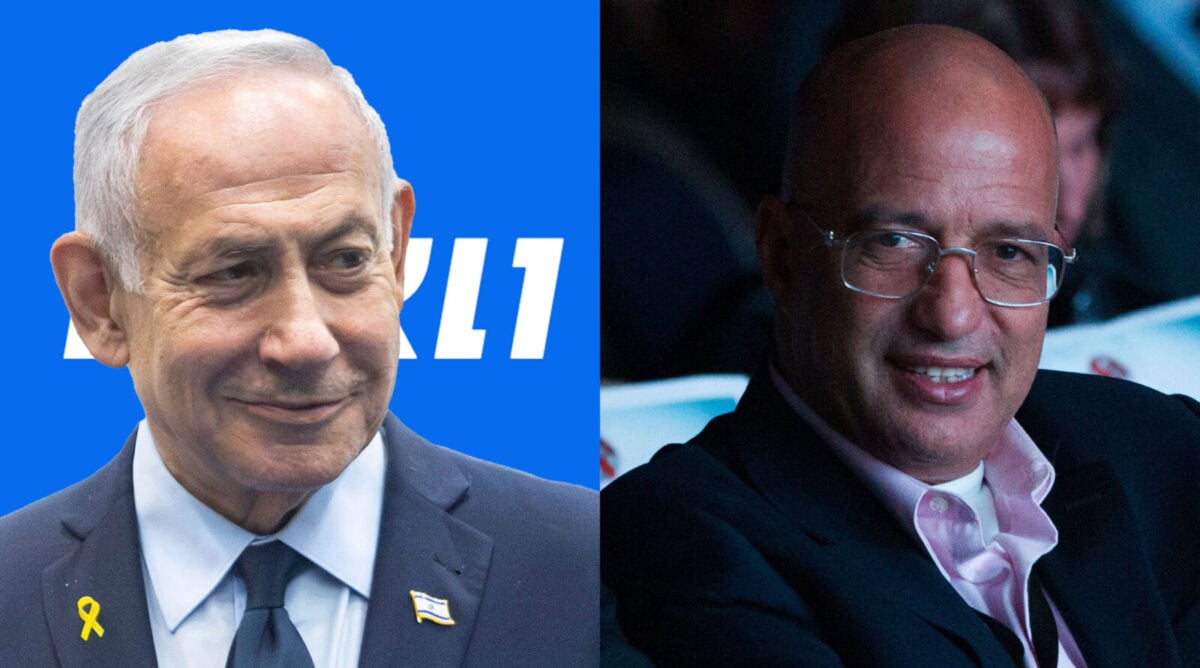 מימין. אלי עזור, הבעלים של קבוצת התקשורת הכוללת את "וואלה", "מעריב", רדיו 103FM, ה"ג'רוסלם פוסט" וכלי תקשורת נוספים, ורה"מ בנימין נתניהו, הנאשם בשוחד, מרמה והפרת אמונים (צילומים מקוריים: פלאש90) מימין. אלי עזור, הבעלים של קבוצת התקשורת הכוללת את "וואלה", "מעריב", רדיו 103FM, ה"ג'רוסלם פוסט" וכלי תקשורת נוספים, ורה"מ בנימין נתניהו, הנאשם בשוחד, מרמה והפרת אמונים (צילומים מקוריים: פלאש90)