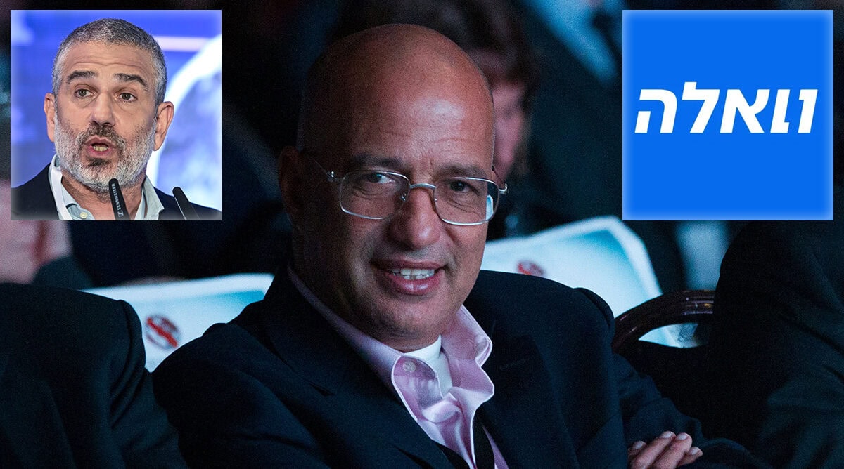 איל הגז אלי עזור, הבעלים של קבוצת ה"פוסט" הכוללת בין השאר את "וואלה", "מעריב" ורדיו 103FM. משמאל: נאמנו של רה"מ הנאשם נתניהו, הפרובוקטור ינון מגל (צילומים: פלאש90) איל הגז אלי עזור, הבעלים של קבוצת ה"פוסט" הכוללת בין השאר את "וואלה", "מעריב" ורדיו 103FM. משמאל: נאמנו של רה"מ הנאשם נתניהו, הפרובוקטור ינון מגל (צילומים: פלאש90)
