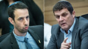 חברי הכנסת מהליכוד עמית הלוי (מימין) ואריאל קלנר (צילומים: פלאש90)