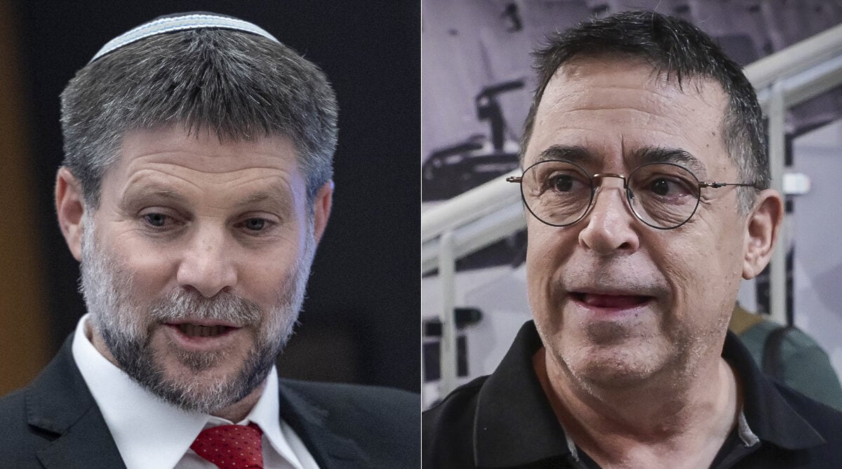 העיתונאי בן כספית (מימין) ושר האוצר בצלאל סמוטריץ' (צילומים: פלאש90) העיתונאי בן כספית (מימין) ושר האוצר בצלאל סמוטריץ' (צילומים: פלאש90)