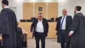 דוד ביטן בבית המשפט המחוזי בלוד, 27.1.2026 (צילום: איתמר ב"ז)