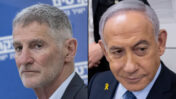 יו"ר הדמוקרטים יאיר גולן (משמאל) ורה"מ הנאשם בנימין נתניהו (צילומים: פלאש90)