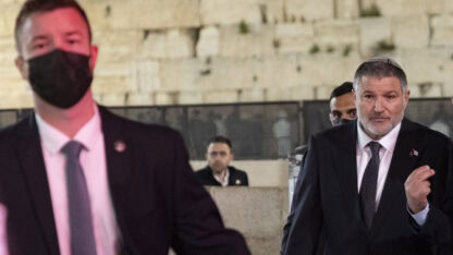 ראש השב"כ דוד זיני (מימין) (צילום: חיים גולדברג)