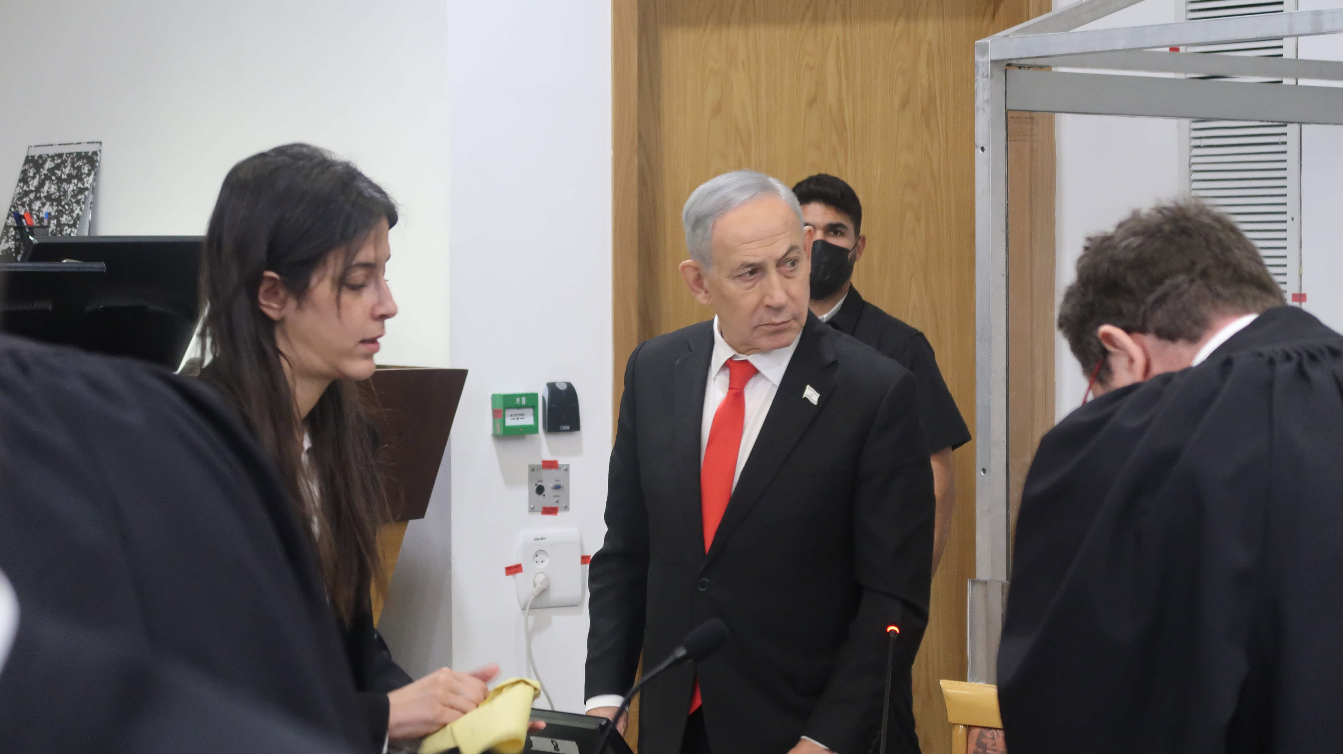 ראש הממשלה הנאשם בשוחד בנימין נתניהו בסיום יום עדותו ה-88, 19.5.2026 (צילום: אורן פרסיקו) ראש הממשלה הנאשם בשוחד בנימין נתניהו בסיום יום עדותו ה-88, 19.5.2026 (צילום: אורן פרסיקו)