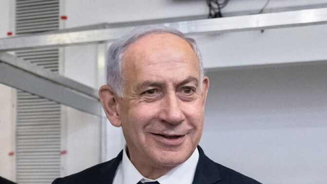 בנימין נתניהו, ראש ממשלת ישראל ונאשם מס' 1 במשפט המו"לים, בפתח יום עדותו ה-43. בית המשפט המחוזי בתל-אביב, 10.9.2025 (צילום: מוטי מילרוד) בנימין נתניהו, ראש ממשלת ישראל ונאשם מס' 1 במשפט המו"לים, בפתח יום עדותו ה-43. בית המשפט המחוזי בתל-אביב, 10.9.2025 (צילום: מוטי מילרוד)