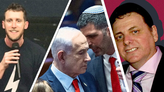 משמאל: אסף רפפורט, מקבוצת הרכישה של ערוץ 13, רה"מ הנאשם בנימין נתניהו, שר התקשורת שלמה קרעי ודודי ורטהיים, בעל השליטה בערוץ 12 (צילומים: יונתן זינדל, סיון פרג' וצילום מסך) משמאל: אסף רפפורט, מקבוצת הרכישה של ערוץ 13, רה"מ הנאשם בנימין נתניהו, שר התקשורת שלמה קרעי ודודי ורטהיים, בעל השליטה בערוץ 12 (צילומים: יונתן זינדל, סיון פרג' וצילום מסך)