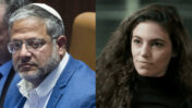 רוני חן ואיתמר בן-גביר (צילומים: חיים גולדברג וצילום מסך מ"עובדה")