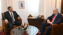 רה"מ הנאשם בנימין נתניהו בטקס כניסתו של דוד זיני לתפקיד ראש השב"כ, 23.10.25 (צילום: חיים צח, לע"מ) רה"מ הנאשם בנימין נתניהו בטקס כניסתו של דוד זיני לתפקיד ראש השב"כ, 23.10.25 (צילום: חיים צח, לע"מ)