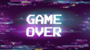 המשחק נגמר. game over