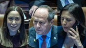 שרי הליכוד גילה גמליאל (מימין), ניר ברקת ומאי גולן (צילומים: פלאש90)