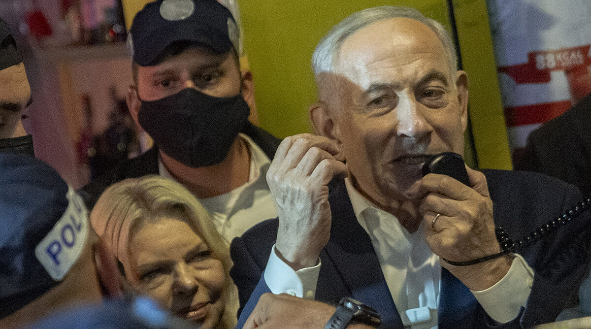 רה"מ הנאשם בנימין נתניהו באירוע בחירות בירושלים, 22.10.26 (צילום: חיים גולדברג) רה"מ הנאשם בנימין נתניהו באירוע בחירות בירושלים, 22.10.26 (צילום: חיים גולדברג)