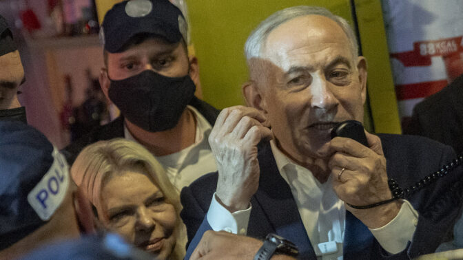 רה"מ הנאשם בנימין נתניהו באירוע בחירות בירושלים, 22.10.26 (צילום: חיים גולדברג) רה"מ הנאשם בנימין נתניהו באירוע בחירות בירושלים, 22.10.26 (צילום: חיים גולדברג)